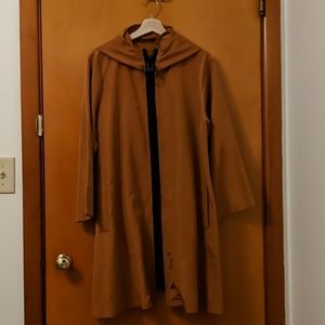 Hooded Brown Fashion Jacket from Japan